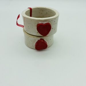 Napkin Rings with Hearts