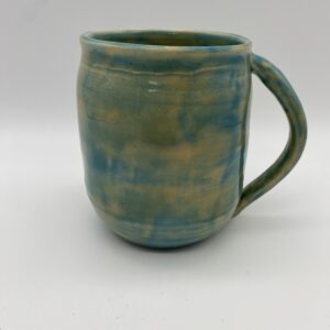 Coffee Mug - Teal and Tan