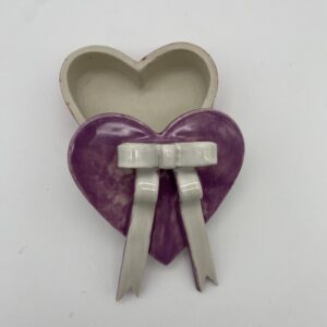 Jewelry Box - Red Heart with Ribbon
